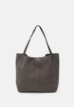 Anna Field LEATHER - Bolso De Mano - Anthracite, Mujer