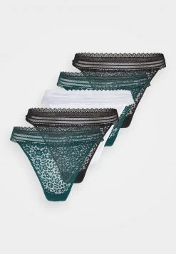 Anna Field 5PP LACE THONG - Tanga - Teal/black/off-white, Mujer 20 Anna Field 5PP LACE THONG - Tanga - Teal/black/off-white, Mujer -Anna Field Moda 304638079ca84c3fb1c392213847d6e9