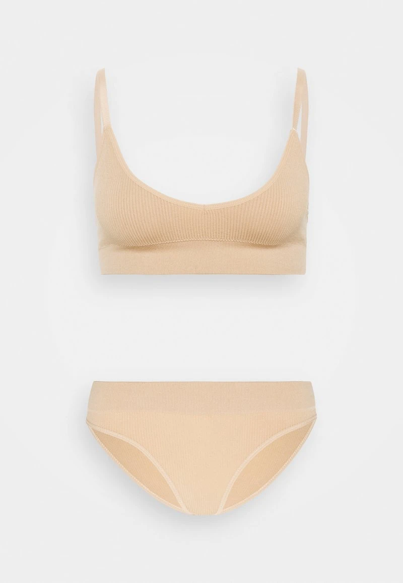 Anna Field Rib Seamless Set - Top - Tan, Mujer 6 Anna Field Rib Seamless Set - Top - Tan, Mujer - Imagen 5