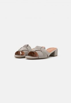Anna Field LEATHER - Sandalias Planas - Grey, Mujer -Anna Field Moda 315326f96c3749b4b0854edd96b7ef4a
