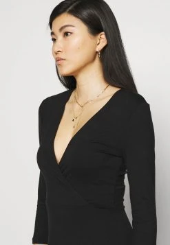 Anna Field Quarter Sleeves Wrap Mini Dress - Vestido Ligero - Black, Mujer 13 Anna Field Quarter Sleeves Wrap Mini Dress - Vestido Ligero - Black, Mujer -Anna Field Moda 33053507bbb04b08a9a34ce00332939a