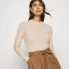 Anna Field Jersey De Punto - Light Tan Melange, Mujer