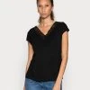 Anna Field Camiseta Básica - Black, Mujer -Anna Field Moda 34b2df8033d347f88043224c5824c0c9