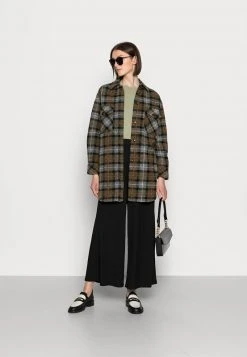 Anna Field TEXTURED LIGHTWEIGHT PALAZZO PANT - Pantalones - Black, Mujer -Anna Field Moda 3500c57376cd4655b47863bf5a1b2563