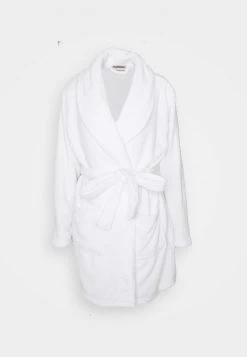Anna Field LADIES PLUSH BATHROBE - Albornoz - White, Mujer -Anna Field Moda 3513a9a9d1c04818b7007046d84969a5