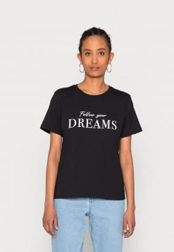 Anna Field Camiseta Estampada - Black, Mujer