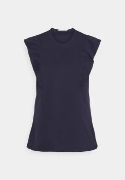 Anna Field Camiseta Básica - Dark Blue, Mujer -Anna Field Moda 395b044805e84a109404caf0110b1ac3
