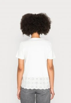 Anna Field Camiseta Básica - Off White, Mujer -Anna Field Moda 3b082c6647504e4c827fba674f30102a
