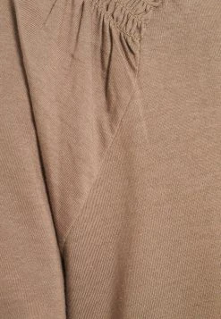 Anna Field Camiseta Básica - Light Brown, Mujer -Anna Field Moda 3b77bd9efe39429ba925c6ab31fdb0b1