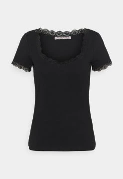 Anna Field Camiseta Básica - Black, Mujer -Anna Field Moda 3c7fc1ccb92243f987ab4c74aa6d83ce