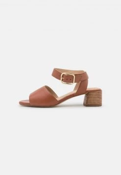 Anna Field LEATHER - Sandalias - Cognac, Mujer -Anna Field Moda 3ca247bef1d344e6b53d8eaf3ed2658c