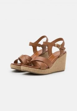 Anna Field LEATHER - Sandalias De Tacón - Cognac, Mujer -Anna Field Moda 3d59ad01327245a2bf06783050811a76