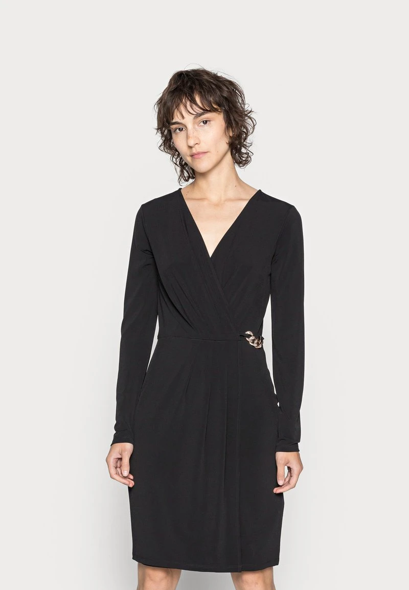 Anna Field LONG SLEEVES RING BUCKLE DRESS - Vestido De Tubo - Black, Mujer 3 Anna Field LONG SLEEVES RING BUCKLE DRESS - Vestido De Tubo - Black, Mujer