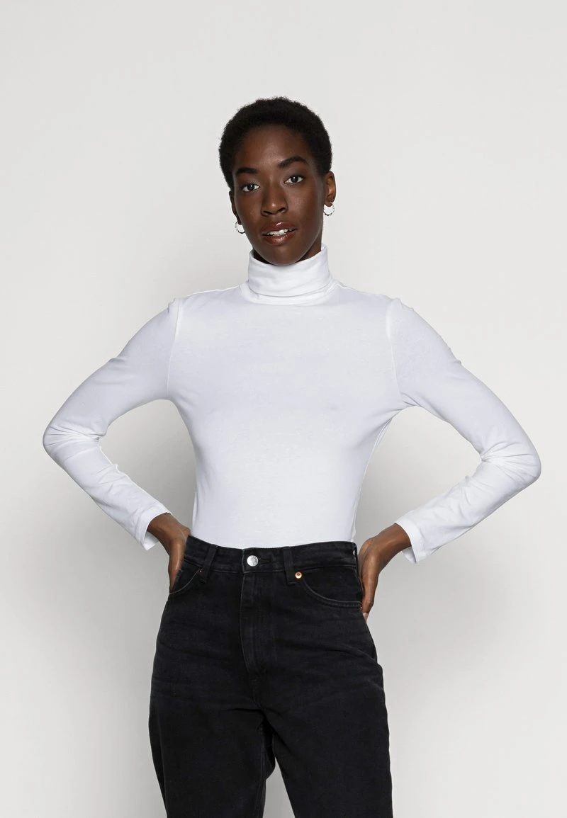 Anna Field BASIC ROLL NECK LONG SLEEVES TOP - Camiseta De Manga Larga - White, Mujer 3 Anna Field BASIC ROLL NECK LONG SLEEVES TOP - Camiseta De Manga Larga - White, Mujer