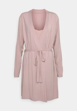 Anna Field 2 PIECE NIGHTIE - Albornoz - Pink, Mujer -Anna Field Moda 3ff072ee4d934f67a2bc645423c23cf4