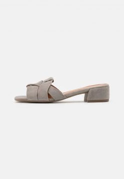 Anna Field LEATHER - Sandalias Planas - Grey, Mujer -Anna Field Moda 40816afdeefd4595bd87403390358d3a