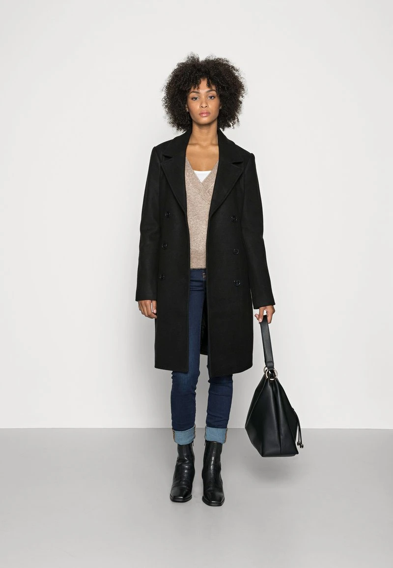 Anna Field Abrigo Clásico - Black, Mujer 4 Anna Field Abrigo Clásico - Black, Mujer - Imagen 2