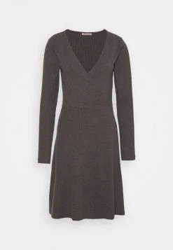 Anna Field Vestido De Punto - Mottled Dark Grey, Mujer -Anna Field Moda 425376da573243089734eab3a5c15455