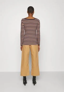 Anna Field Camiseta De Manga Larga - Camel/dark Blue, Mujer -Anna Field Moda 43ffff4e59164dc4ab4534399b386a4a