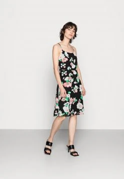 Anna Field STRAPPA FIT AND FLARE - Vestido Informal - Black/pink, Mujer -Anna Field Moda 44800b5bfce0464e8e4ca2183bbad30a