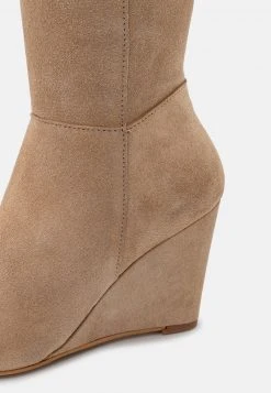 Anna Field LEATHER - Botas De Cuña - Beige, Mujer -Anna Field Moda 46536c789ede47ff9438531fe09be4dd