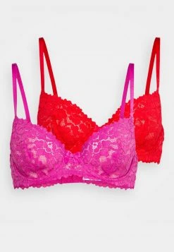 Anna Field 2PP UNDERWIRE BRA - Sujetador Con Aros - Red/pink, Mujer -Anna Field Moda 478bf568064840e8ad8869455386ea7e