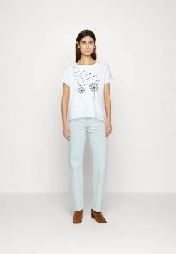 Anna Field Camiseta Estampada - White, Mujer -Anna Field Moda 4826a7bd06464975adcc4d9f98dc41f8