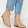 Anna Field LEATHER - Botines Bajos - Beige, Mujer