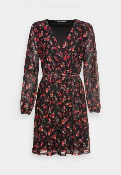 Anna Field Vestido Informal - Black/red, Mujer -Anna Field Moda 482c0dc440ae4cb394a0630d29653360