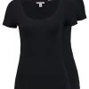 Anna Field 2 PACK - Camiseta Básica - Black, Mujer