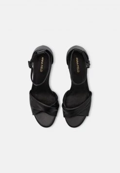 Anna Field LEATHER - Sandalias - Black, Mujer -Anna Field Moda 491799507bb94d658e82789165e3c266