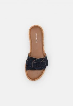 Anna Field LEATHER - Sandalias Planas - Dark Blue, Mujer -Anna Field Moda 4af39ecb99bc4f6b8acd2877332815d1
