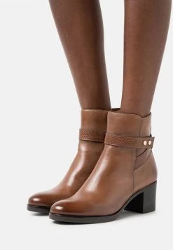 Anna Field LEATHER - Botines - Cognac, Mujer