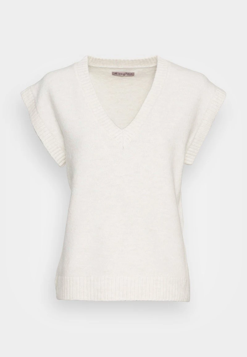 Anna Field V NECK VEST - Jersey De Punto - Beige, Mujer 6 Anna Field V NECK VEST - Jersey De Punto - Beige, Mujer - Imagen 4