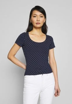 Anna Field 2ER PACK - Camiseta Estampada - Navy/white, Mujer -Anna Field Moda 514c631f37244f648662e88a4dfe20cb