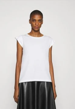 Anna Field Camiseta Básica - White, Mujer