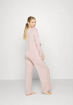 Anna Field WIDE LEG JERSEY SET - Pijama - Pink, Mujer -Anna Field Moda 548ca784d90043d3a5b6a8e0f17f9776
