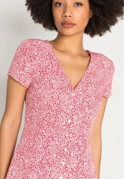 Anna Field Vestido Informal - Coral/white, Mujer -Anna Field Moda 554e0218cb1240c7967e1854033bdfdb