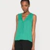 Anna Field Top - Green, Mujer