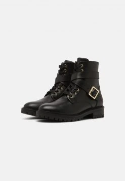 Anna Field LEATHER - Botines Con Cordones - Black, Mujer -Anna Field Moda 57b18414388843f3b4da01f04a412280