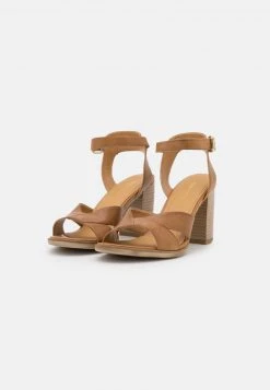 Anna Field LEATHER - Sandalias De Tacón - Light Brown, Mujer -Anna Field Moda 5aa1533ee5d348efb2522ea4d1ccae64