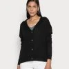 Anna Field SILK BLEND CARDIGAN - Chaqueta De Punto - Black, Mujer -Anna Field Moda 5c12ec403d024038a081e55dda605470