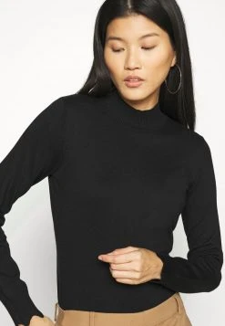 Anna Field SCALLOP DETAIL JUMPER - Jersey De Punto - Black, Mujer -Anna Field Moda 5d77ccb537814a35803b4e15135a3951