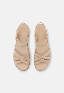 Anna Field LEATHER - Sandalias De Cuña - Beige, Mujer -Anna Field Moda 5e0952d91e154888be76cdfe1f9a1c60