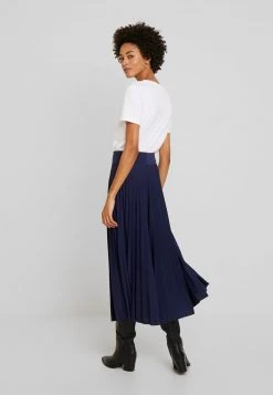 Anna Field Plisse A-line Midi Skirt - Falda Acampanada - Maritime Blue, Mujer -Anna Field Moda 5e377213776043ae87e0befe2a75e8ca