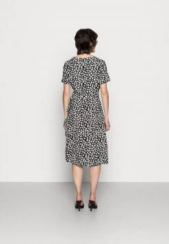 Anna Field WRAP DRESS - Vestido Informal - Black/white, Mujer -Anna Field Moda 5ee2c781c59544a69ba21b73153450d0