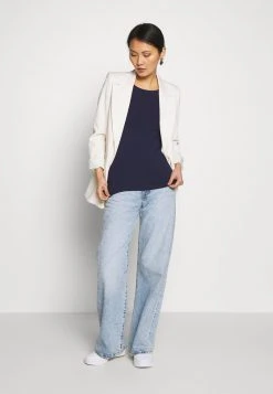 Anna Field Camiseta Básica - Maritime Blue, Mujer -Anna Field Moda 5fbe1d5c9f1d4853bb4b7ae57a2ca670