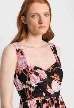 Anna Field Vestido Largo - Black/red/multi Coloured, Mujer -Anna Field Moda 5ff362dbc165400c88cff4ec8960c7ba