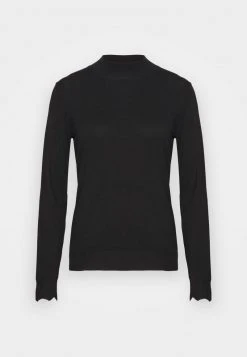 Anna Field SCALLOP DETAIL JUMPER - Jersey De Punto - Black, Mujer -Anna Field Moda 6053a90c6af443feb4fa23ef38fae4b8