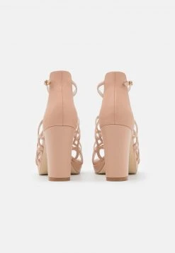 Anna Field LEATHER - Sandalias De Tacón - Beige, Mujer -Anna Field Moda 61155a122784432b822f91eaf91b23ef